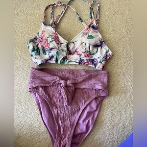 NWOT Jessica Simpson High Rise Bikini